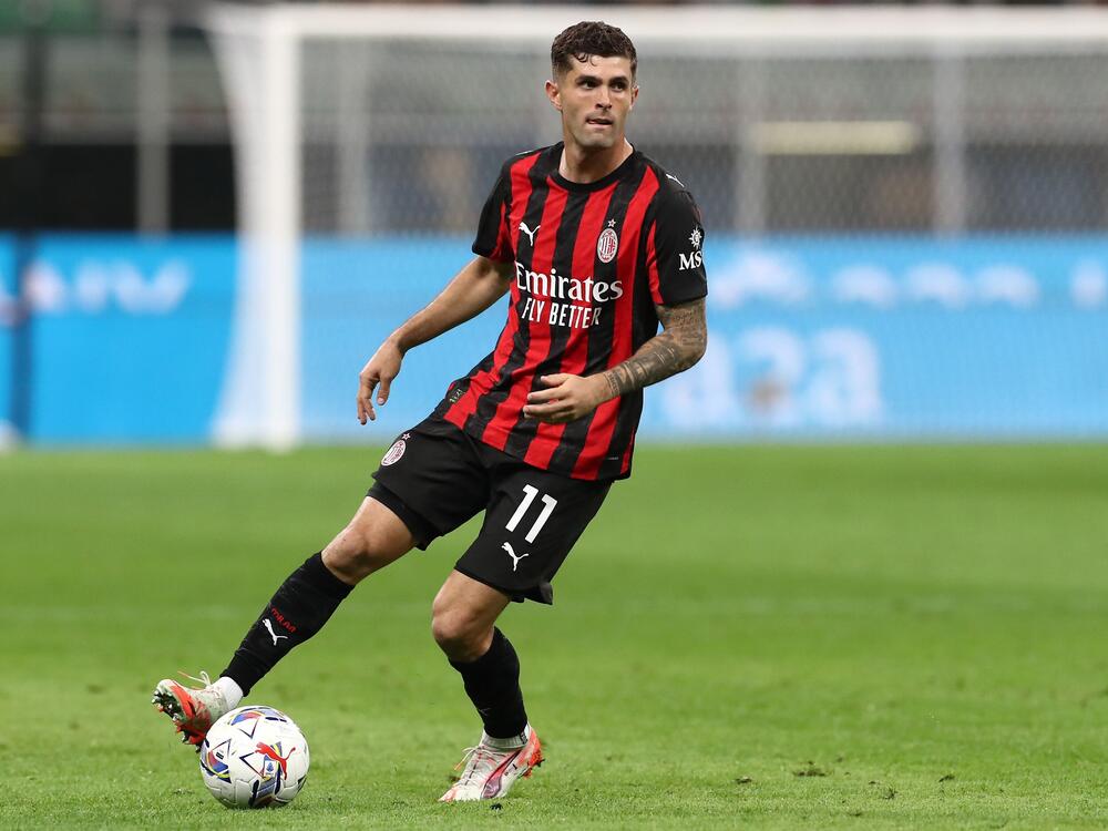 American star Christian Pulisic, shown here last month playing for AC Milan in Italy, reportedly decided to sit out the Gold Cup for the USMNT to rest. His decision has sparked criticism from former players.