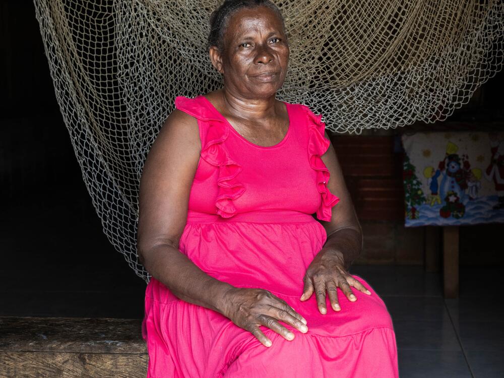 Traditional healer Carmen Fidela Mena, from the community of Chachajo, Alto Baudó, Chocó.
