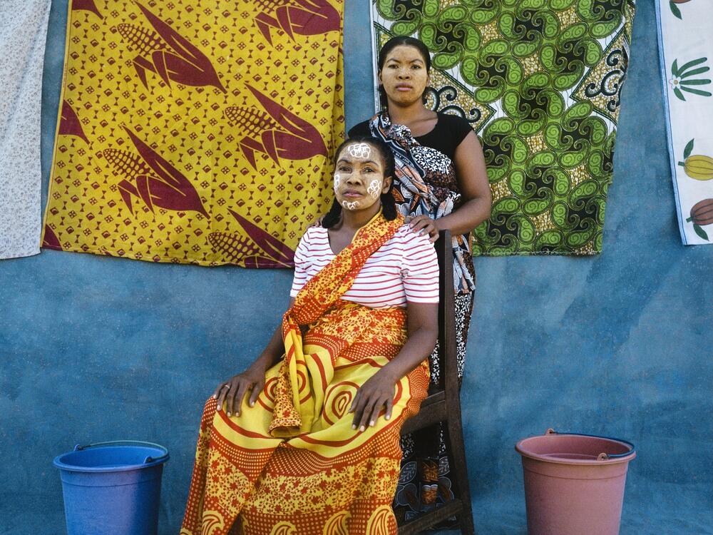 A portrait of Asna Stina, a former FGS patient, and her mother,  Edwige Rasoatiana, who is a health worker.