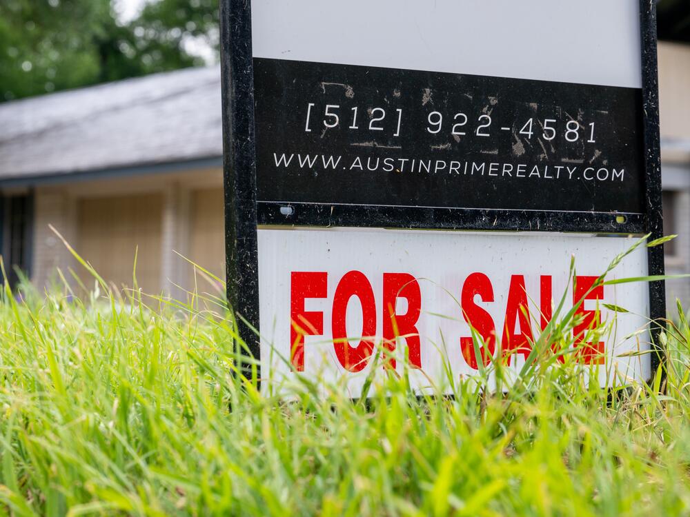 A home for sale in April in Austin, Texas.