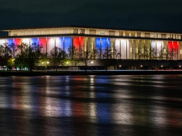 The John F. Kennedy Center for the Performing Arts, April 2025.