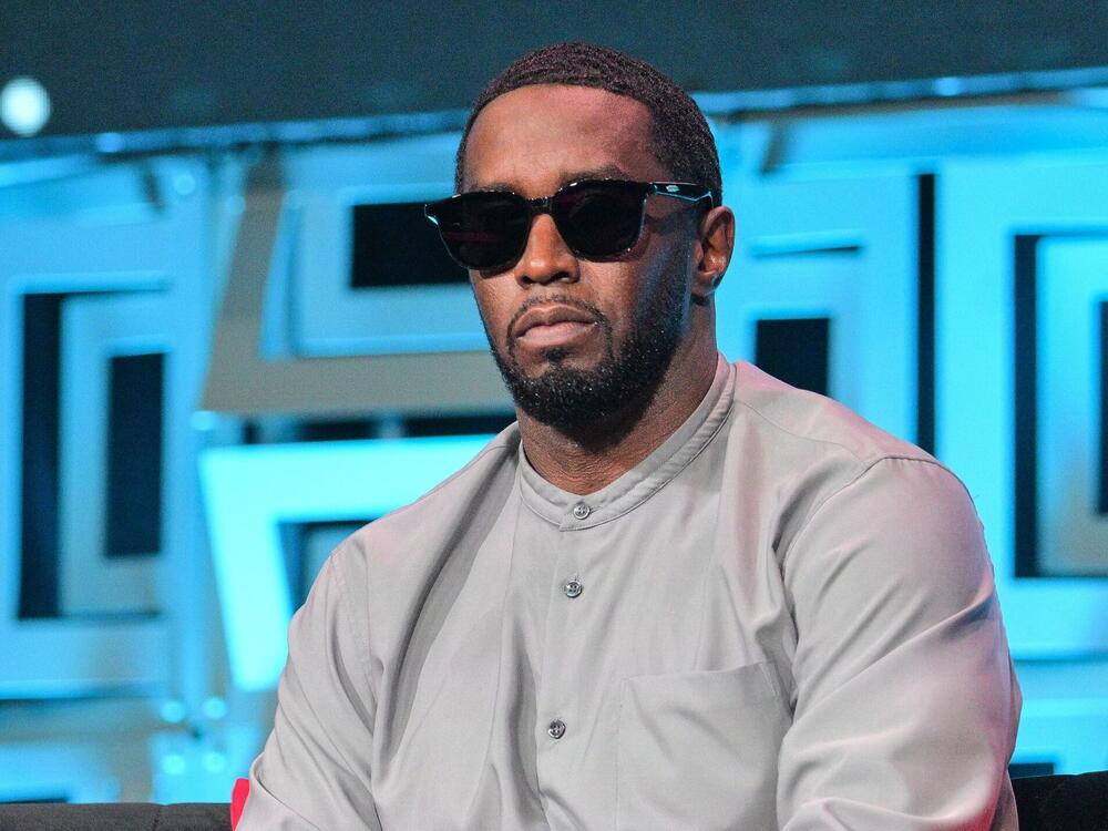 ATLANTA, GEORGIA - AUGUST 26: Sean Combs Onstage during Invest Fest 2023 at Georgia World Congress Center on August 26, 2023 in Atlanta, Georgia.