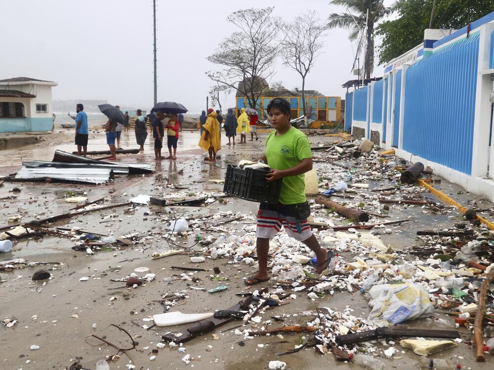 Hurricane Erick hit Oaxaca, Mexico, in June. Hurricane forecasters used data collected by Department of Defense satellites to monitor the storm as it intensified more rapidly than computer models had suggested it would. Such DoD data will no longer be shared with forecasters.