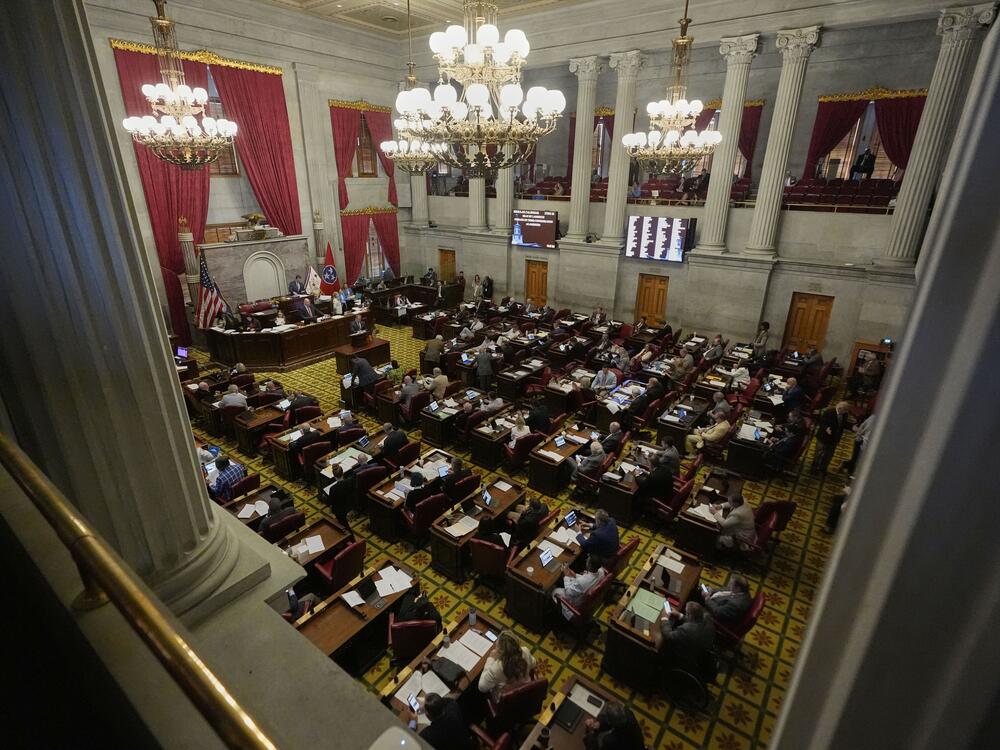 The Tennessee House of Representatives meeting in April in Nashville.