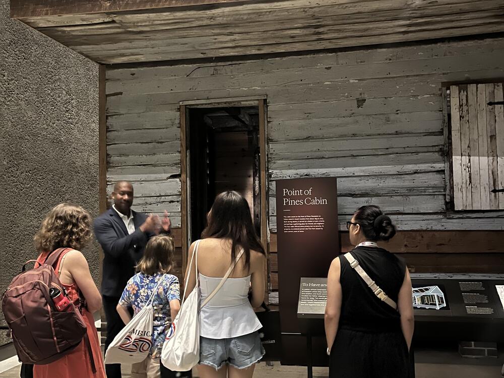 Students participating in America's Field Trip visit the National Museum of African American History and Culture.