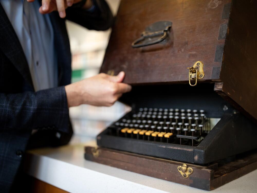 Discovered in a basement in New York, the prototype was acquired by Stanford Libraries.