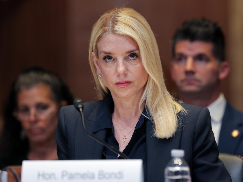 Attorney General Pam Bondi testifies before a Senate Appropriations subcommittee in June.