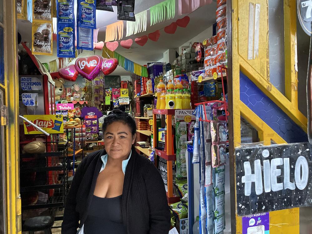 Carla Pacheco runs a tiny grocery in Lima and she is refusing to make the $280 weekly payments that local gangsters are demanding.