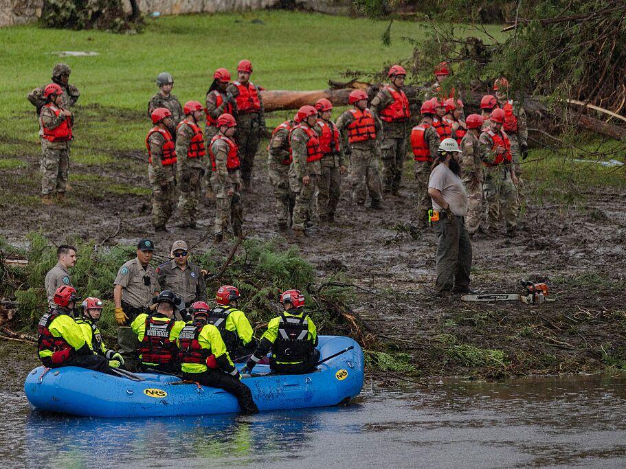 Search and recovery workers have spent days on the Guadalupe River after it rapidly rose more than 20 feet in a flash flood.
