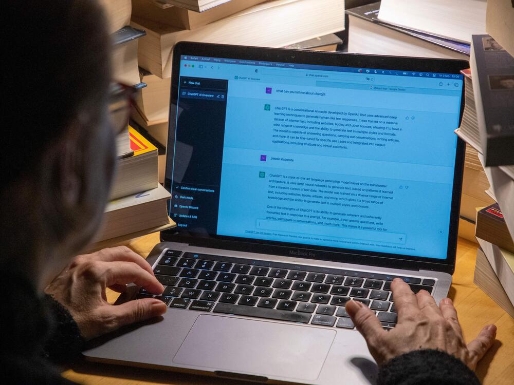 An illustration picture shows ChatGPT artificial intelligence software, which generates humanlike conversation, in February 2023 in Lierde, Belgium. Experts say AI can be incredibly useful for lawyers — they just have to verify their work.