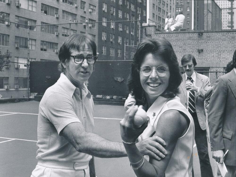 Billie Jean King defeated Bobby Riggs in three straight sets in the 