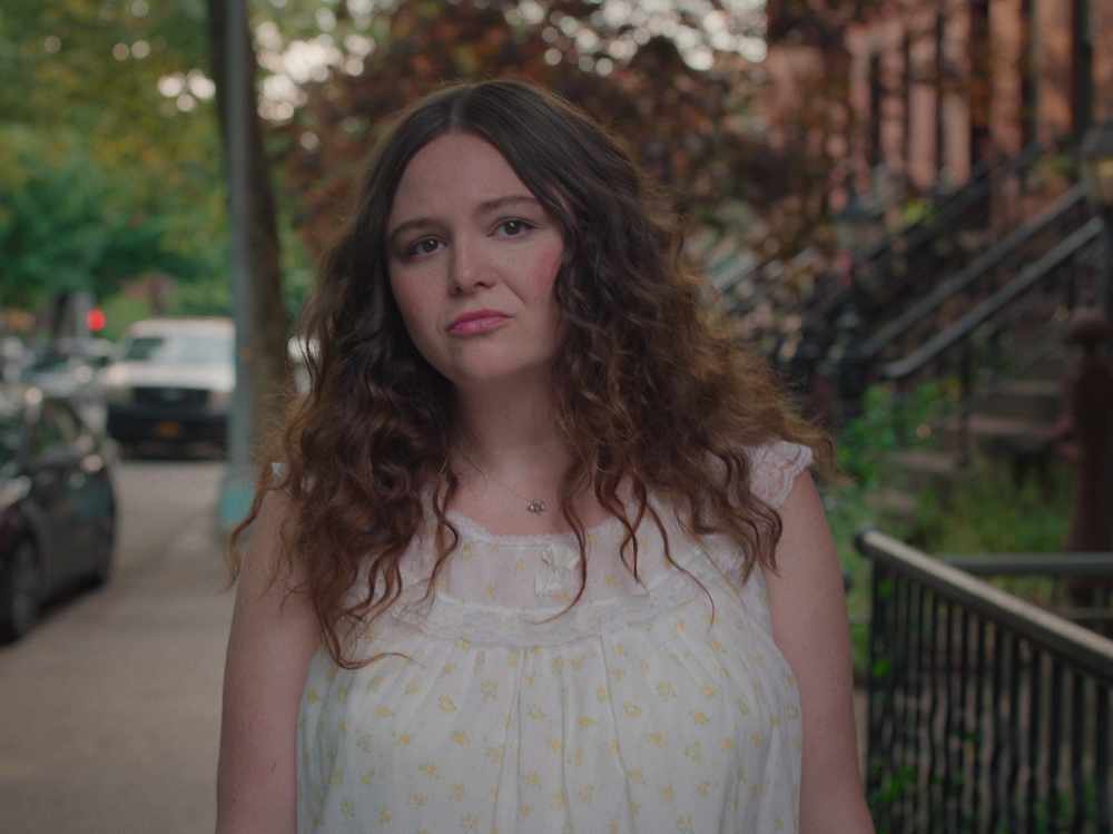 Megan Stalter plays 30-something Jessica on <em>Too Much</em>, Netflix's new rom-com created by Lena Dunham and her husband Luis Felber.