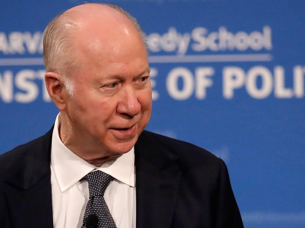 David Gergen, professor of public service and director of the Center for Public Leadership, speaks at the Harvard Kennedy School, Kennedy School's Institute of Politics at Harvard University in Cambridge, Mass., on Dec. 6, 2018.