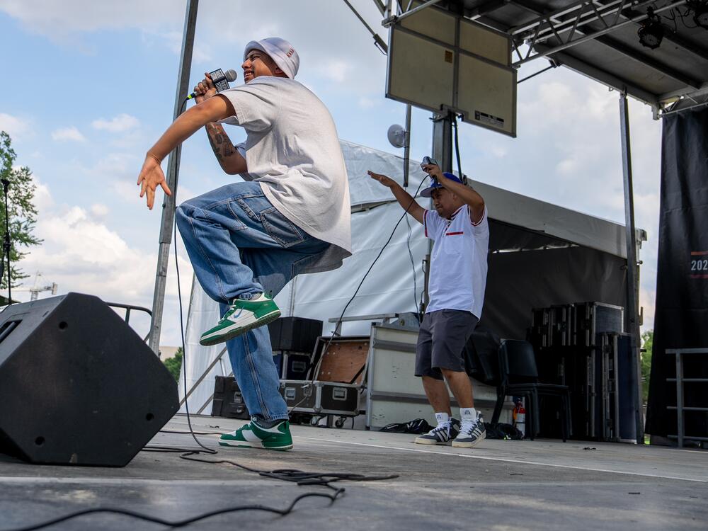 The Bolivian rapper who goes by Andes Mc says he is inspired by American rappers Wu-Tang Clan.