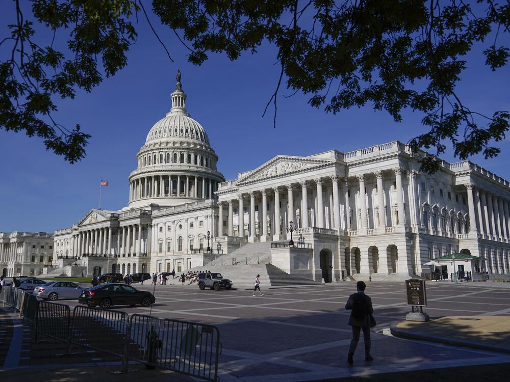 Sun shines on the U.S Capitol dome on Capitol Hill in Washington, D.C., in 2022.