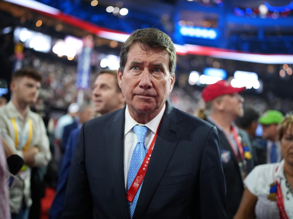 Republican Sen. Bill Hagerty of Tennessee attends the 2024 Republican National Convention at Fiserv Forum in Milwaukee. In June, Hagerty reintroduced a Senate bill calling for all noncitizens to be excluded from apportionment counts.