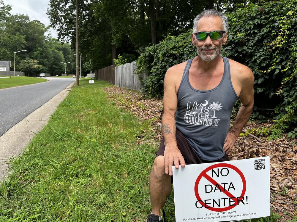 Chesapeake resident Lee D'Amore helped lead the charge against a proposed data center, including blanketing nearby neighborhoods in 