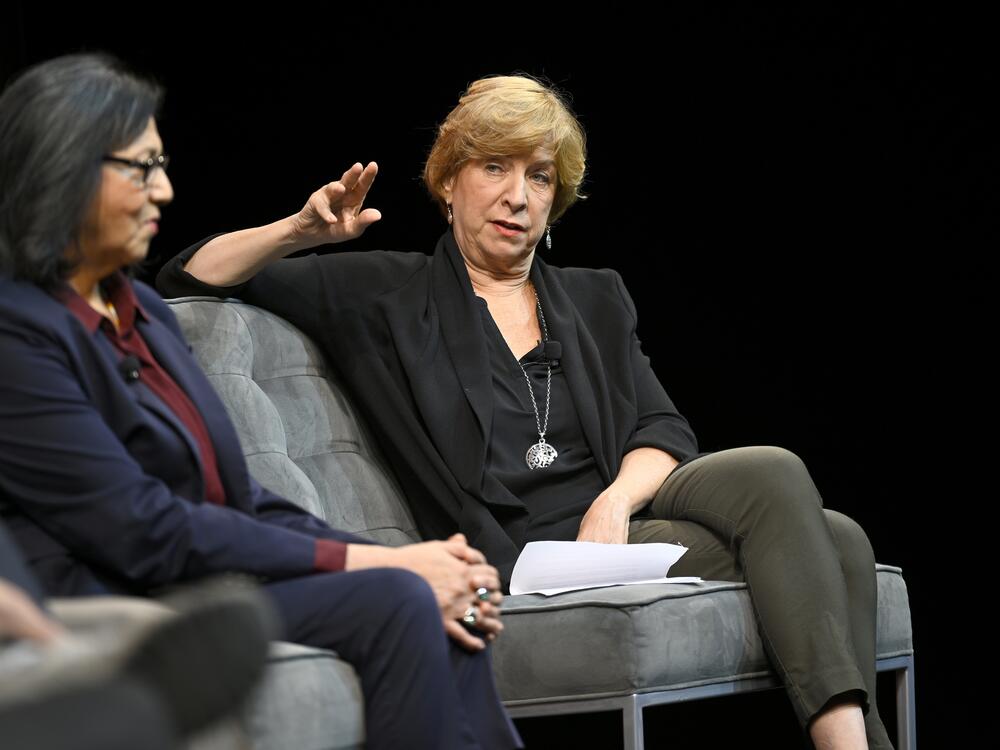 Former NPR CEO Vivian Schiller says NPR should've stopped accepting federal funding long ago. 