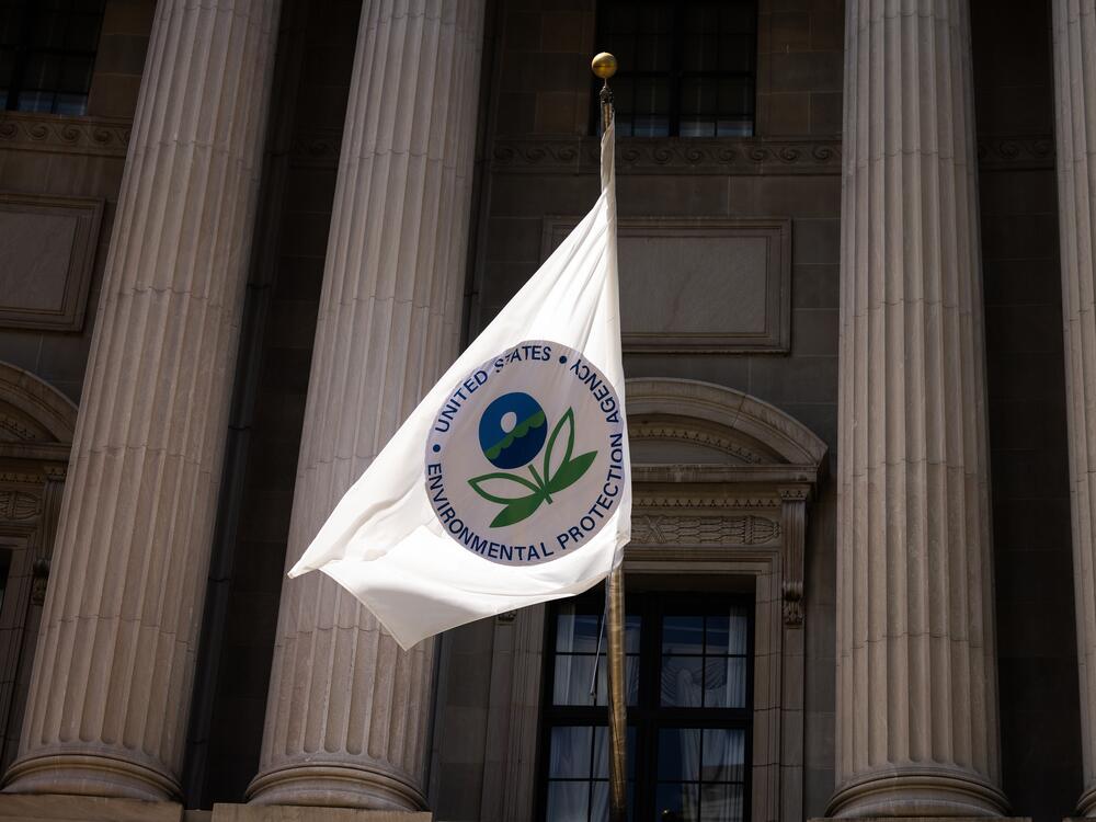 The United States Environmental Protection Agency building is seen in August 2024 in Washington, D.C. The Trump administration is shutting down the agency's unit for scientific research.
