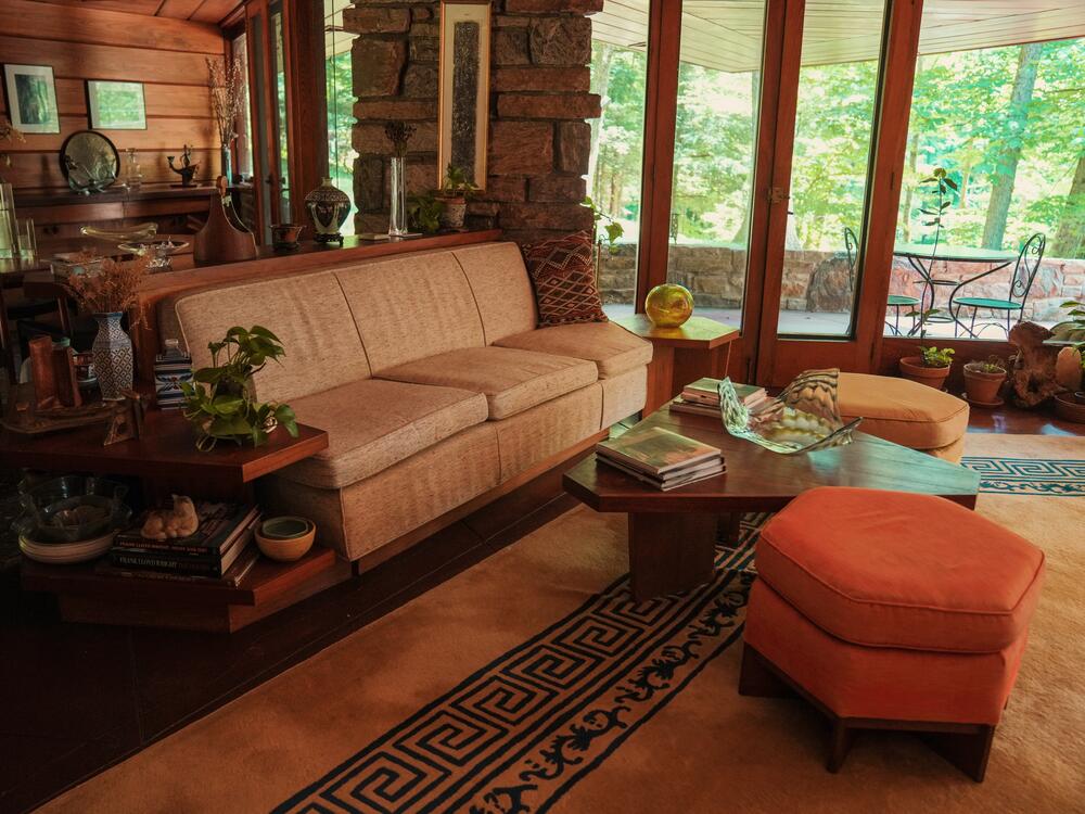 The house is based on a hexagon, which means every room is made up of a combination of triangles.