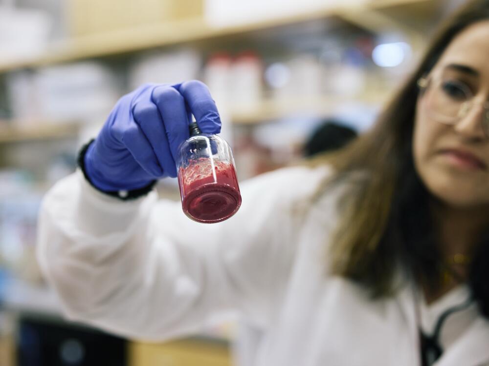 Scientists are working to develop an artificial blood that can be available for medics to use in an emergency when regular blood is not available.
