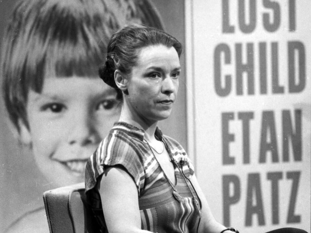 Julie Patz, mother of Etan Patz, speaks on NBC's <em>Today</em> show in New York in 1981. The case prompted a societal shift in how people think about missing children.