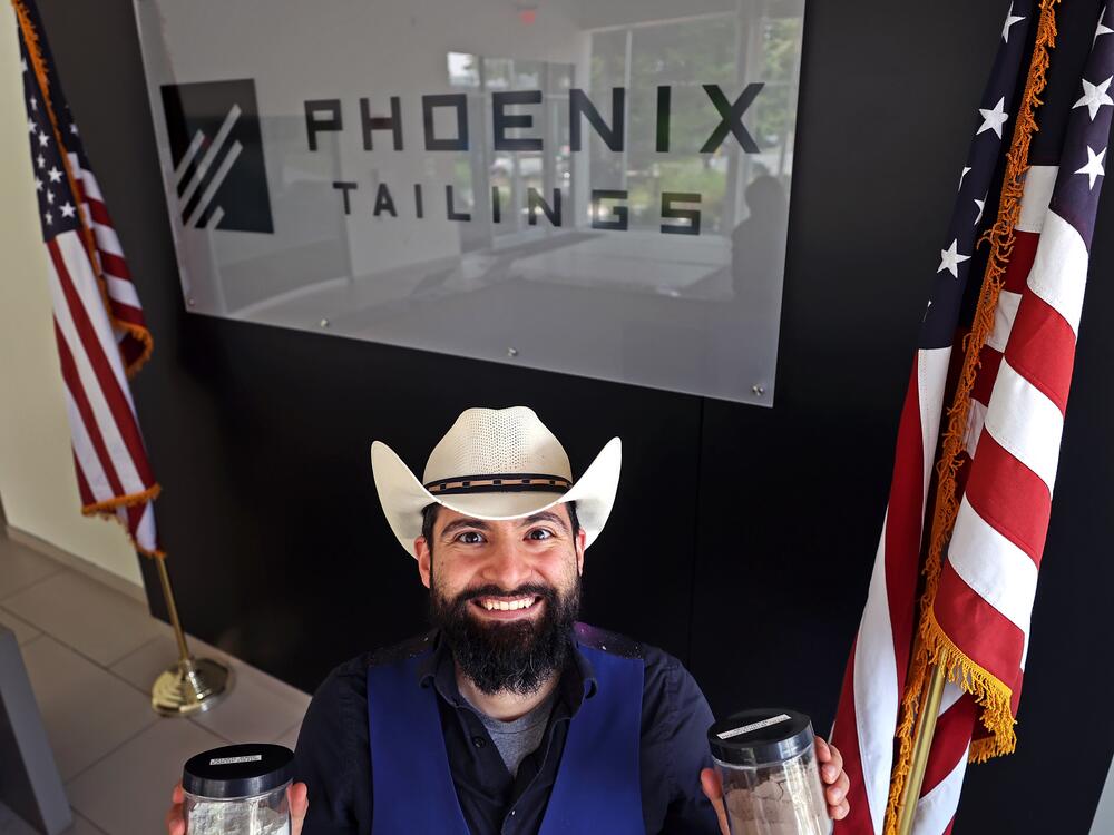 Tomas Villalón, chief technology officer and co-founder at Phoenix Tailings, poses for a portrait on June 11.