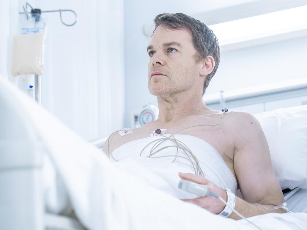 Michael C. Hall as Dexter Morgan in<em> Dexter: Resurrection.</em>
