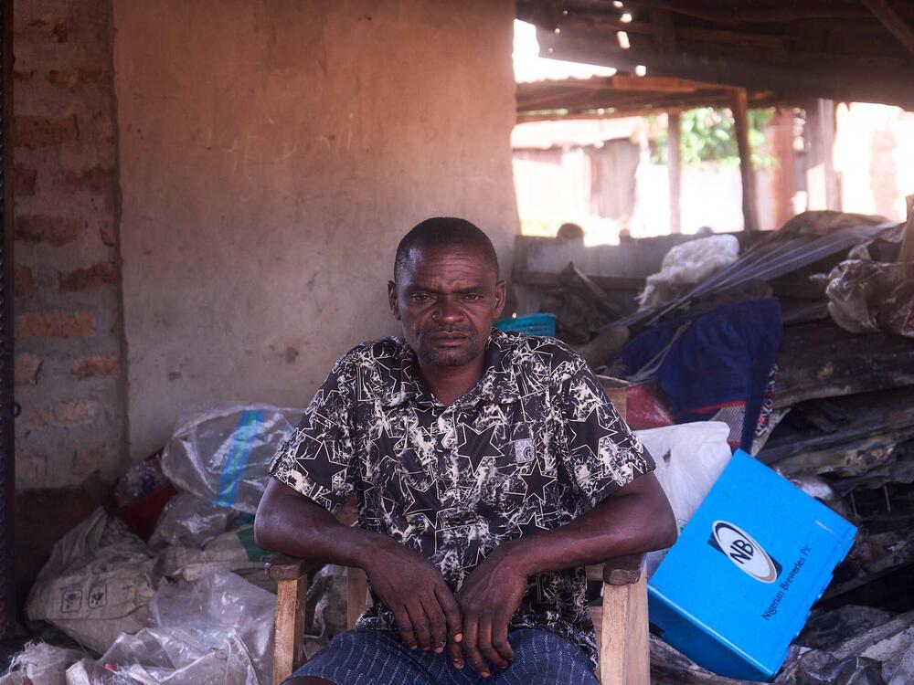 45-year-old farmer, Terhemba Iormba, who lost 8 members of his family including three of his children. They were killed during an attack in Yelwata Village, central Nigeria in mid-June.