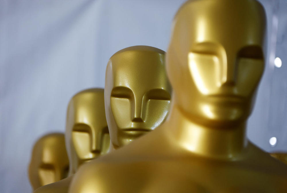 Oscar statues are seen before being placed out for display, as preparations continue for the 95th Academy Awards in Hollywood, Los Angeles, California, March 9, 2023. Photo by Eric Gaillard/REUTERS