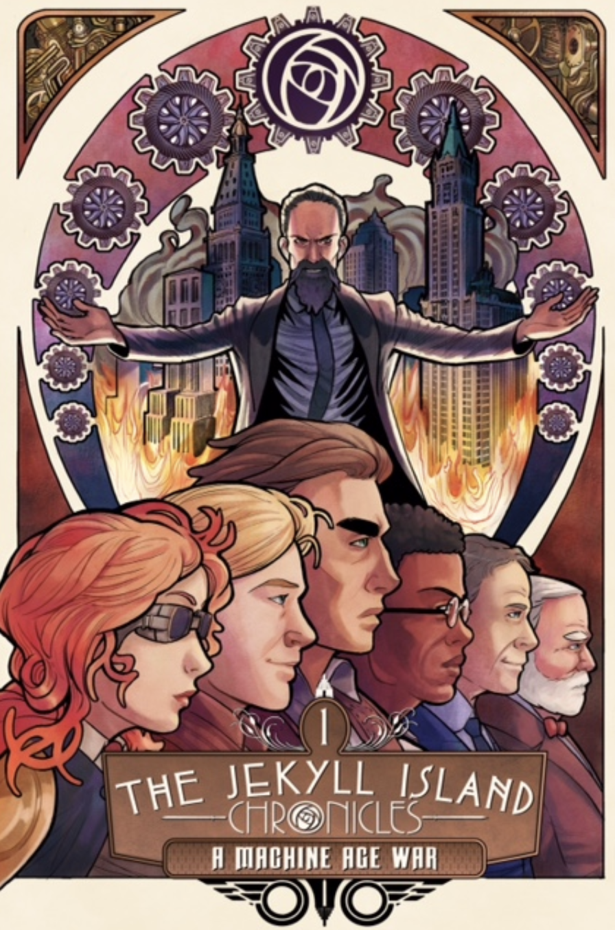 The Cover of Book One: A Machine Age War