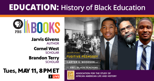       Author Talk with Author Jarvis Givens, and Scholars Cornel West and Brandon Terry
  