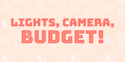 lights camera budget