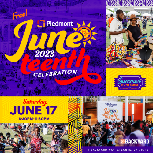       Piedmont Summer Movie Series: 2023 Juneteenth Celebration at The Backyard
  