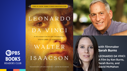 PBS Books Featuring Da Vinci and Walter Isaacson and Sarah Burns