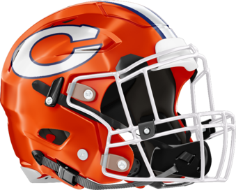 Central, Macon Chargers Helmet