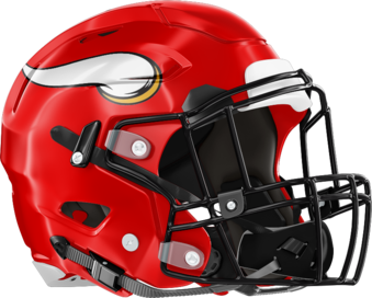 Bacon County Red Raiders Helmet Right