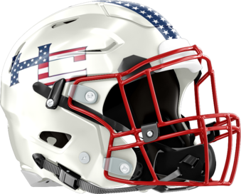 Haralson County Rebels Helmet Right