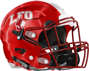 Lakeview-Ft. Oglethorpe Warriors Helmet Right 
