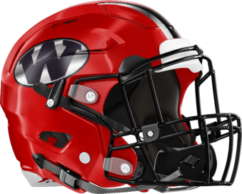 Wheeler County Bulldogs Helmet Right