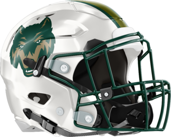Wesleyan Wolves Helmet