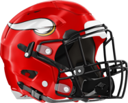 Bacon County Red Raiders Helmet Right