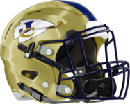 Jefferson County Warriors Helmet Right