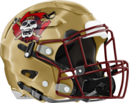 McIntosh County Academy Buccaneers Helmet Right