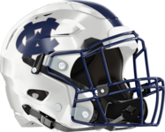 White County Warriors Helmet Right