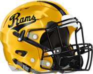 Worth County Rams Helmet Right