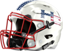 Haralson County Rebels Helmet Left