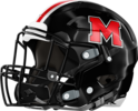 Morgan County Bulldogs Helmet Left