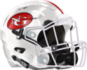 North Gwinnett Bulldogs Helmet Right