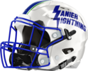 Lanier Christian Academy Lightning Helmet